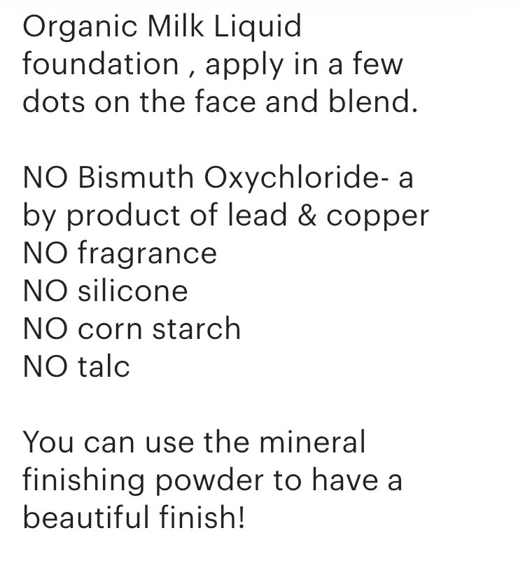 Wholesale only / foundations BEST SELLER Milky Liquid Foundation/ goat milk spf 30/ best seller 24