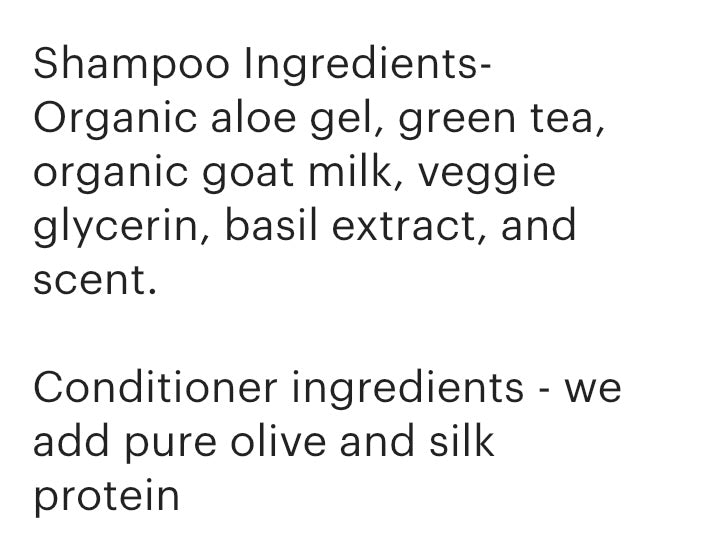 Wholesale only /Shampoo & Conditioner BEST SELLER Lavender Eucalyptus Goat Milk Shampoo & Conditioner Set/ best seller(24)