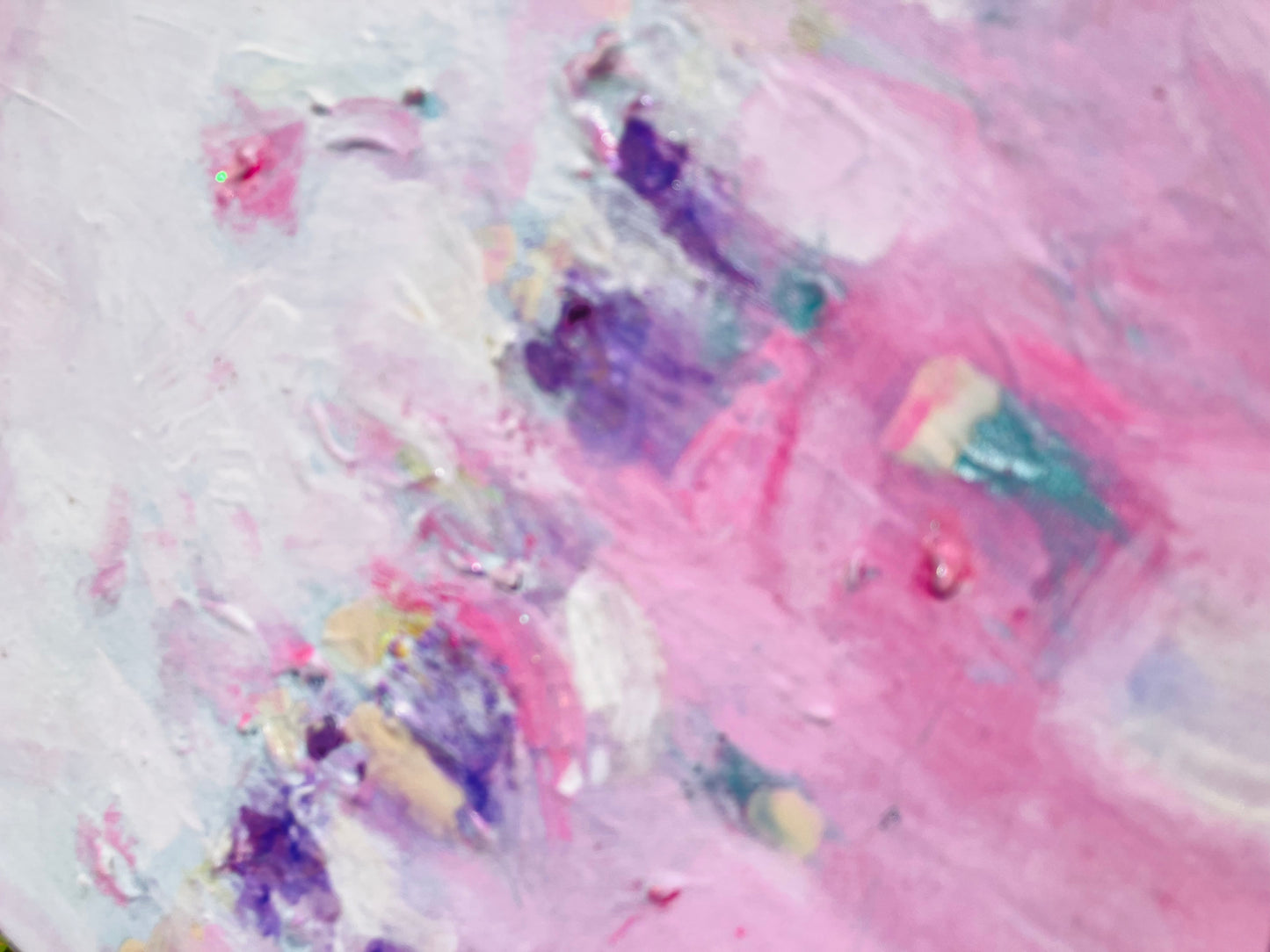 Pink abstract Painting Original