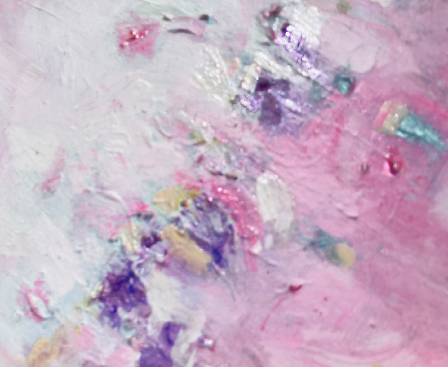 Pink abstract Painting Original